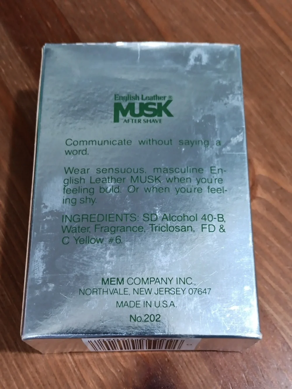 English Leather Musk After Shave New In Box